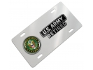 U.S. Army Retired - Stainless Steel Car License Plate
