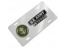 U.S. Army Veteran - Stainless Steel Car License Plate