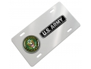 U.S. Army - Stainless Steel Car License Plate