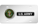 U.S. Army - Stainless Steel Car License Plate