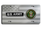 U.S. Army - Stainless Steel Car License Plate