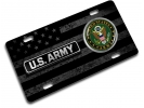 U.S. Army - Stainless Steel Car License Plate