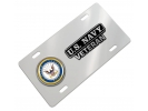 U.S. Navy Veteran - Stainless Steel Car License Plate
