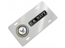U.S. Navy - Stainless Steel Car License Plate