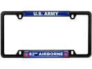 U.S. Army 82nd Airborne - Car Metal License Plate Frame