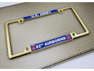 U.S. Army 82nd Airborne - Car Metal License Plate Frame