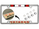 Afghanistan War Veteran - Car Metal License Plate Frame