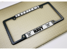 America's Navy - Car Metal License Plate Frame (WB)