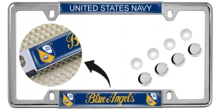 U.S. Navy Blue Angels - Car Metal License Plate Frame