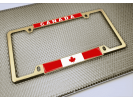 Canada Flag - Car Metal License Plate Frame