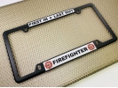 First In Last Out - Fire Department - Car Metal License Plate Frame