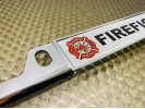 First In Last Out - Fire Department - Car Metal License Plate Frame