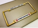 First In Last Out - Fire Department - Car Metal License Plate Frame