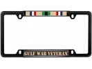 Gulf War Veteran - Car Metal License Plate Frame