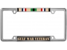Gulf War Veteran - Car Metal License Plate Frame