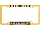 Gulf War Veteran - Car Metal License Plate Frame