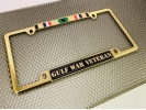Gulf War Veteran - Car Metal License Plate Frame