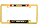 Iraq War Veteran - Car Metal License Plate Frame