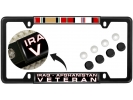 Iraq - Afghanistan Veteran - Car Metal License Plate Frame