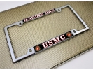 USMC - Marine Dad - Car Metal License Plate Frame