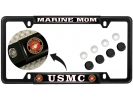 USMC - Marine Mom - Car Metal License Plate Frame