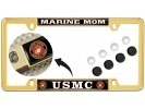 USMC - Marine Mom - Car Metal License Plate Frame