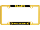 U.S. Army Soldier for Life - Car Metal License Plate Frame