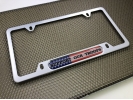 Support Our Troops - Anodized Aluminum Car License Plate Frame