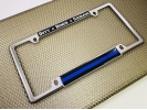 Duty Honor Courage Thin Blue Line - Car Metal License Plate Frame