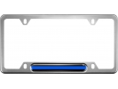 Duty Honor Courage Thin Blue Line - Car Metal License Plate Frame
