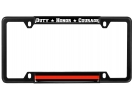Duty Honor Courage Thin Red Line - Car Metal License Plate Frame