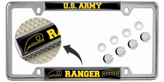 U.S. Army Ranger - Car Metal License Plate Frame