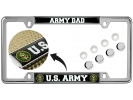 U.S. Army Dad - Car Metal License Plate Frame