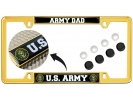 U.S. Army Dad - Car Metal License Plate Frame
