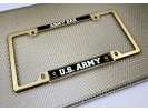 U.S. Army Dad with Star Logo - Car Metal License Plate Frame