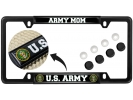 U.S. Army Mom - Car Metal License Plate Frame