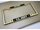 U.S. Army Retired with Star Logo - Car Metal License Plate Frame
