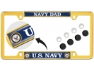 U.S. Navy Dad - Car Metal License Plate Frame