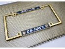 U.S. Navy Dad - Car Metal License Plate Frame
