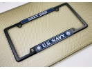 U.S. Navy Dad - Car Metal License Plate Frame (wb)