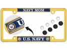 U.S. Navy Mom - Car Metal License Plate Frame