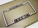 USMC - Semper Fidelis - Car Metal License Plate Frame