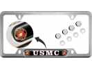 USMC - Semper Fidelis - Car Metal License Plate Frame
