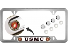 USMC - Semper Fidelis - Car Metal License Plate Frame