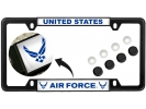 USAF - U.S. Air Force Symbol - Car Metal License Plate Frame