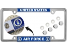 USAF - U.S. Air Force - Car Metal License Plate Frame