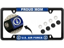 USAF - U.S. Air Force Proud Mom - Car Metal License Plate Frame