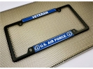 USAF - U.S. Air Force Veteran - Car Metal License Plate Frame