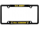 U.S. Army 101st Airborne - Car Metal License Plate Frame