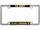 U.S. Army 101st Airborne - Car Metal License Plate Frame